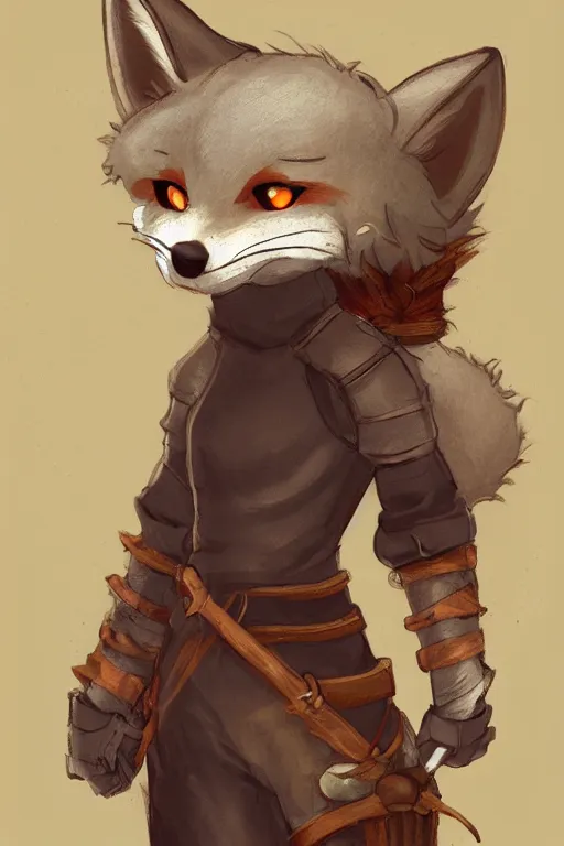 Image similar to anthropomorphic medieval fox with a fluffy tail, trending on artstation, trending on furaffinity, digital art, by kawacy, anime, furry art, warm light, backlighting, cartoon, concept art