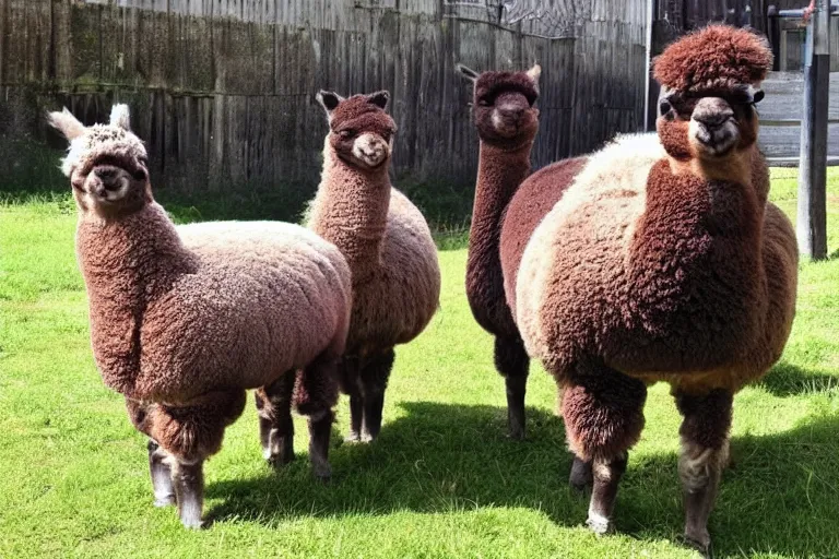 Prompt: photo of special alpaca oroboro breedwith 8 legs, suuuuper cute and fluffy fluffy face