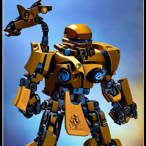 Prompt: a bionicle