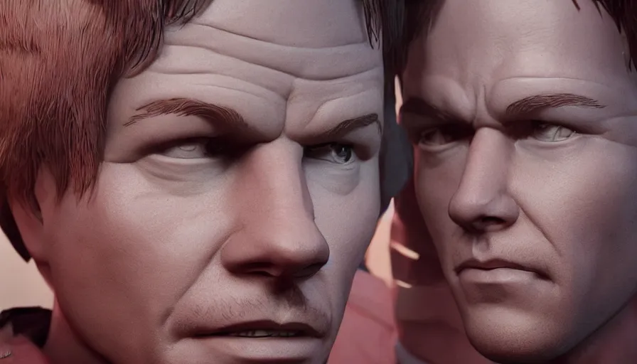 Prompt: Mark Wahlberg is a doll, hyperdetailed, artstation, cgsociety, 8k