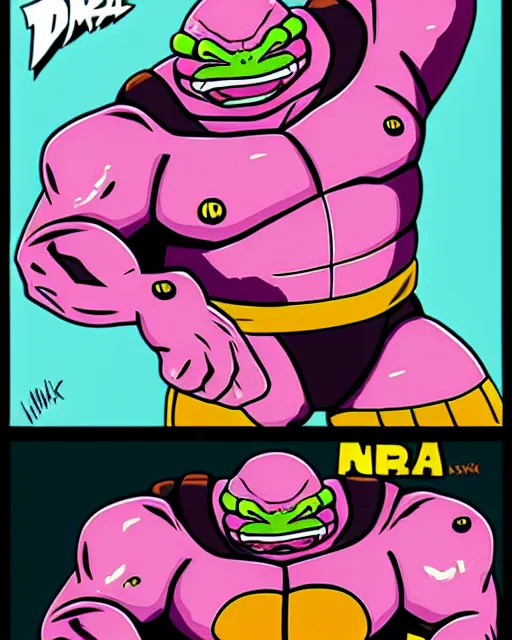 Prompt: ( tmnt ) krang as a character from dragonball z