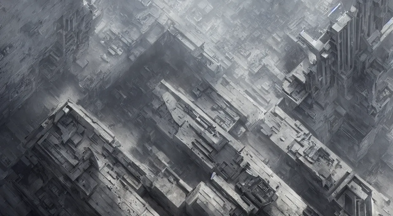 Image similar to big height brutalist imperial military base, drawing architecture, ultra very long shot, top angle, imperial architecture in rogue one, pritzker architecture prize, brutalism architecture, jan urschel, greig fraser