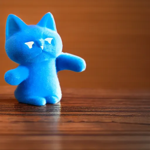 Image similar to photo of blue cat with twitter logo