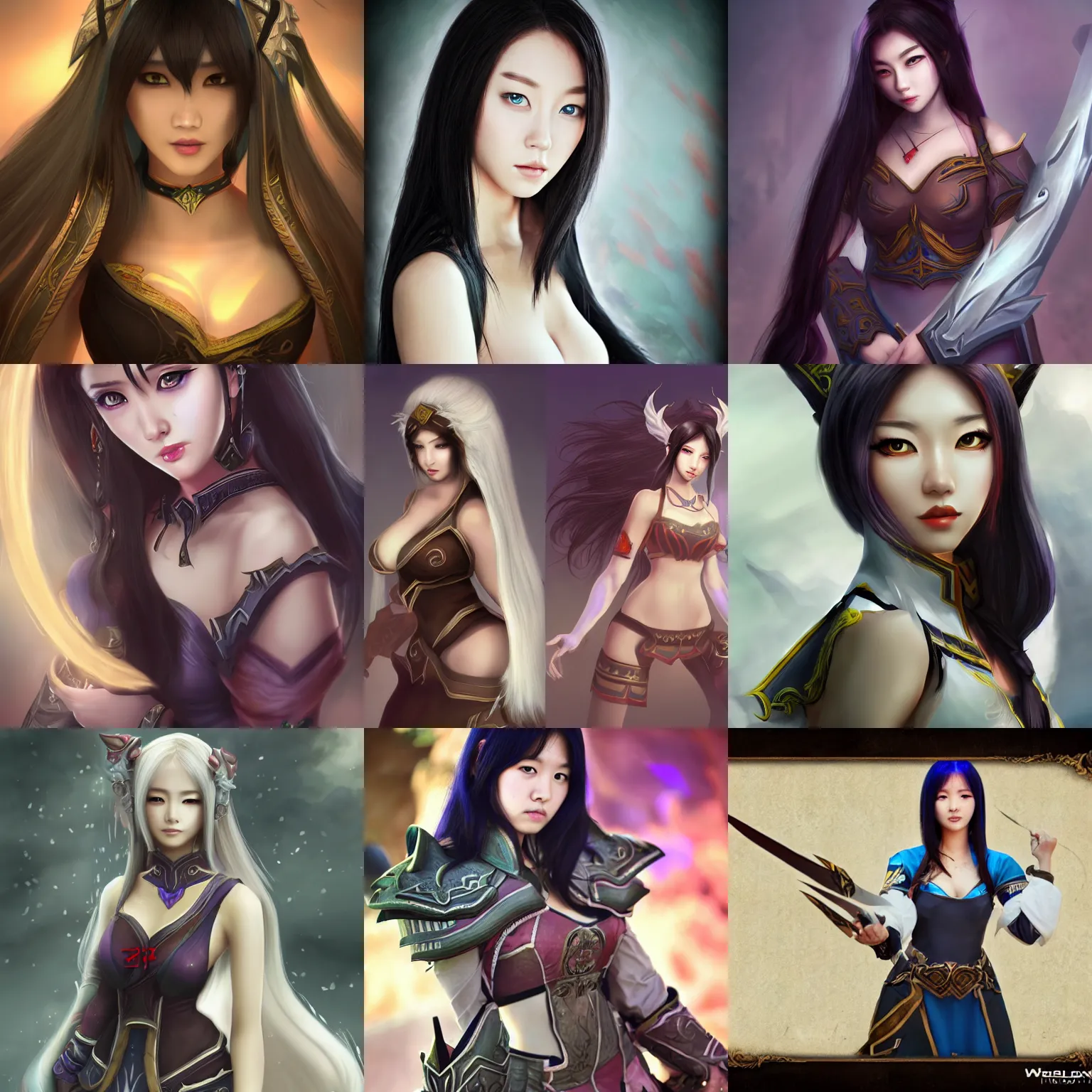 Prompt: lee jin - eun by world - of - warcraft, blizzard, rule of thirds, seductive look, beautiful