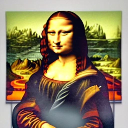 Prompt: cyborg Mona Lisa
