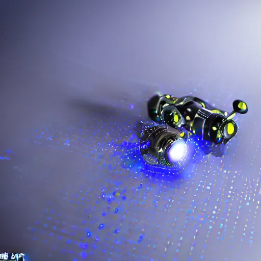 Image similar to photography nanobots by Michael Menzelincev nanospace, ultra detail, 4k, 8k, 16k,