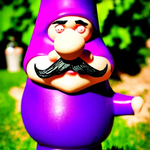 Image similar to purple gnome controlling spirits to fight off tree people in a winery. fantasy