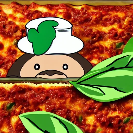 Prompt: cute platypus wearing a chef hat and holding a lasagna into an over, with three basil leaves over the lasagna, pixar style, ultradetailed, 3 d, ratatouille style