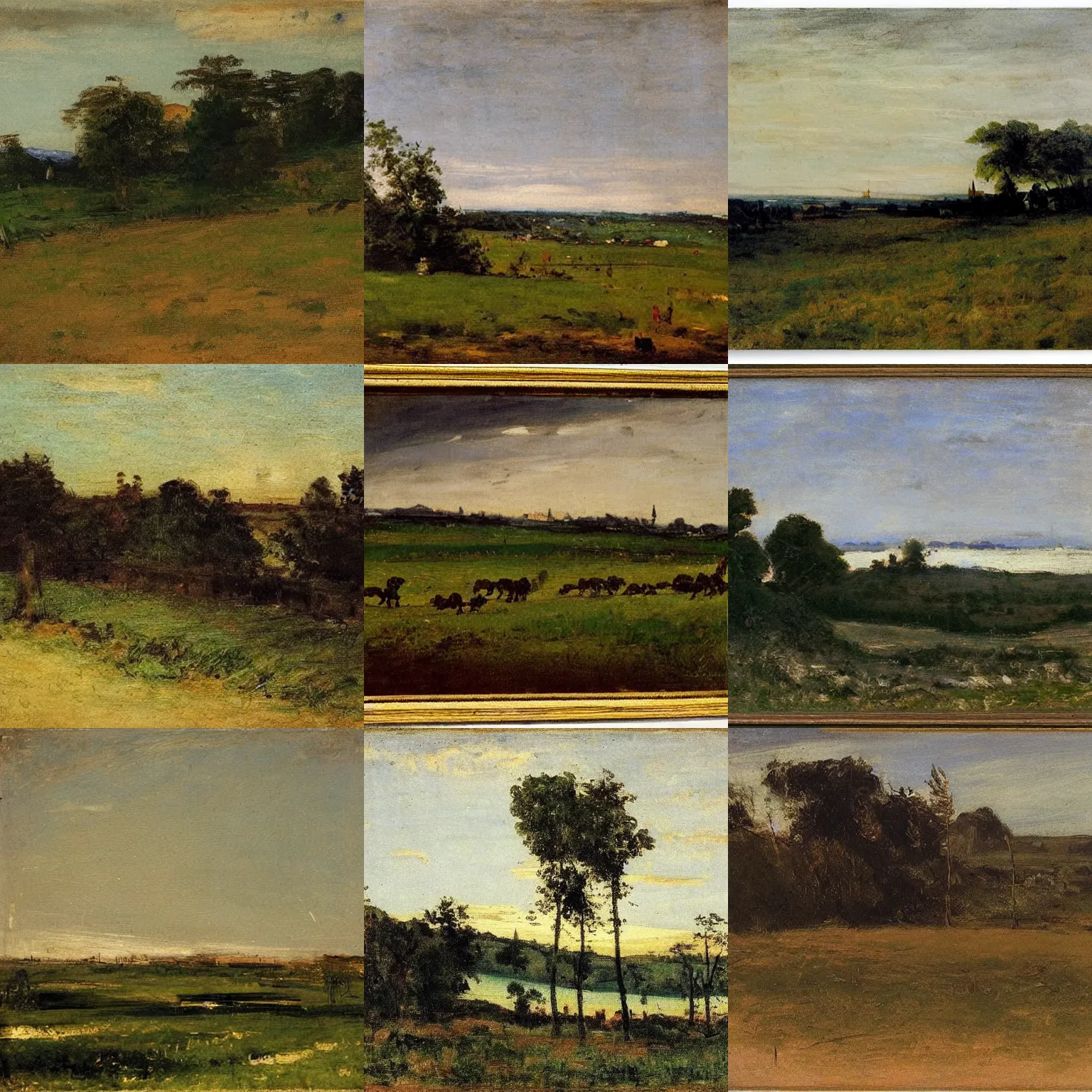 Prompt: an artwork by charles - francois daubigny