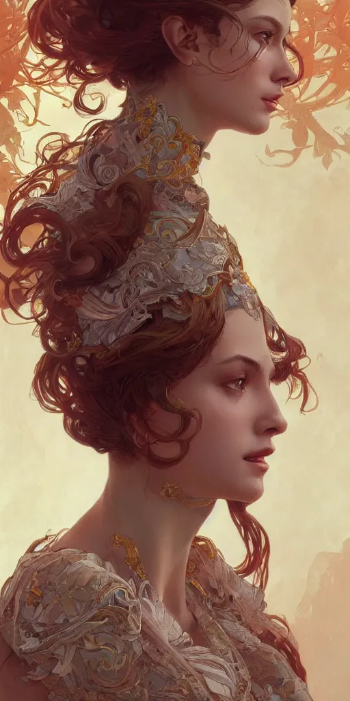 Image similar to most beautiful woman on earth, tall, intricate, highly detailed, digital painting, artstation, concept art, smooth, sharp focus, illustration, Unreal Engine 5, 8K, art by artgerm and greg rutkowski and alphonse mucha