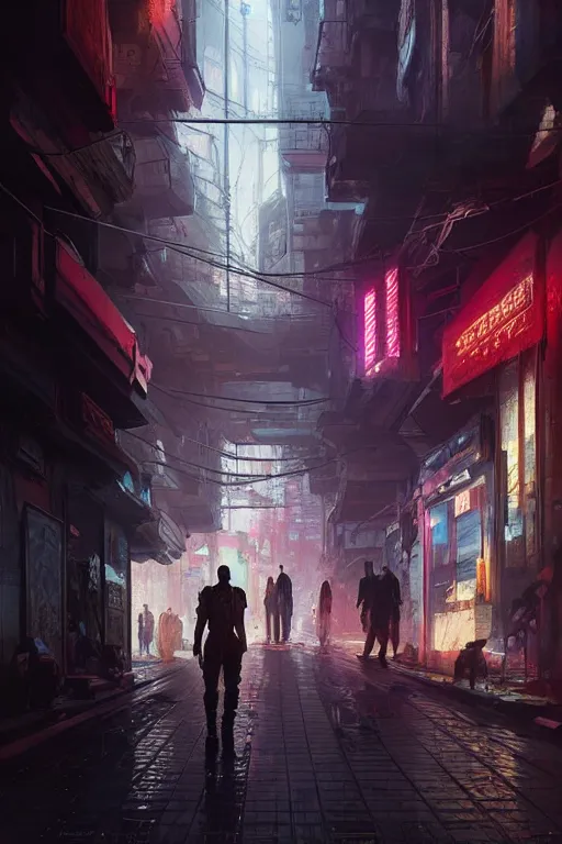 Image similar to a cinematic scene from the cyberpunk istanbul, concept art by james gurney and greg rutkowski, dramatic lighting, ultra hd, hdr, 8 k