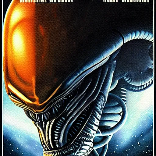 Image similar to alien poster art by imagine effects