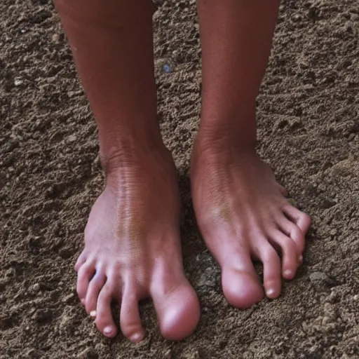 Image similar to a barefeet woman