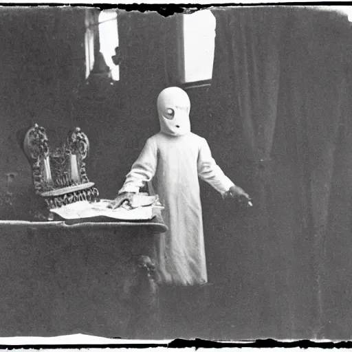 Image similar to very old photo of a ghost