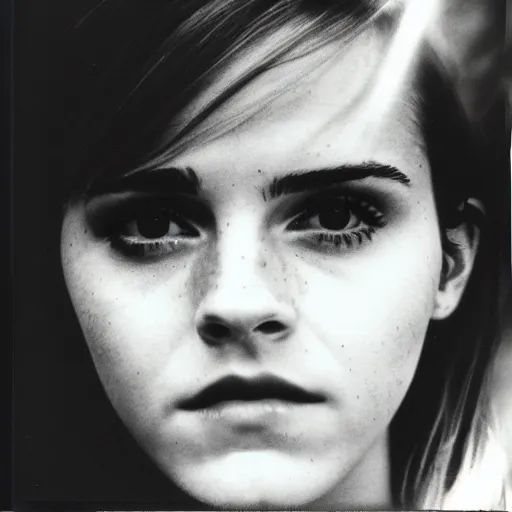 Image similar to Polaroid of Emma Watson by Terrence Malick