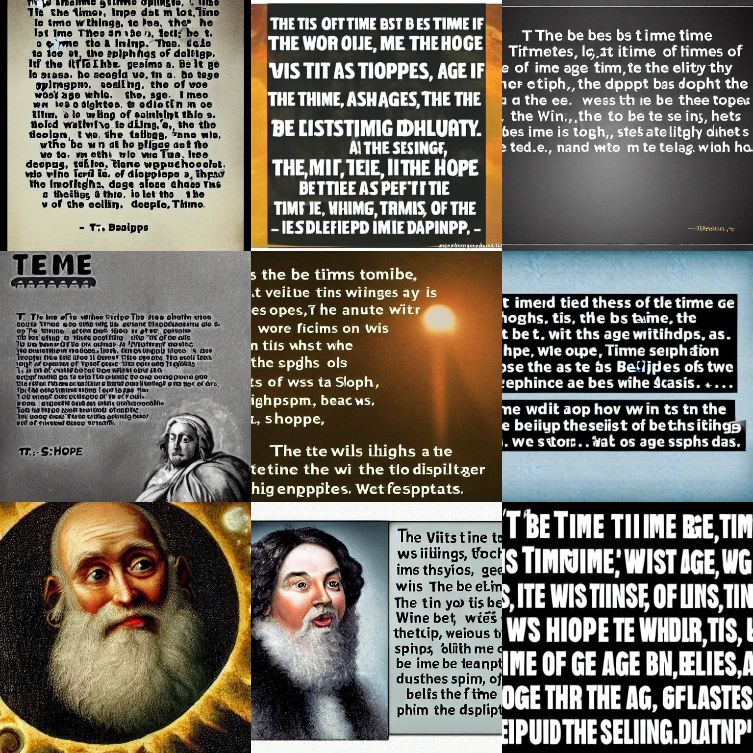 Prompt: t was the best of times, it was the worst of times, it was the age of wisdom, it was the age of foolishness, it was the epoch of belief, it was the epoch of incredulity, it was the season of Light, it was the season of Darkness, it was the spring of hope, it was the winter of despair, we had everything before us, we had nothing before us, we were all going direct to Heaven, we were all going direct the other way