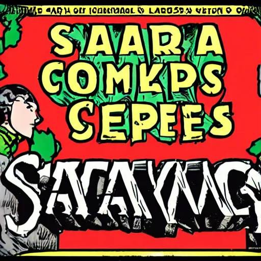 Image similar to Sahara comics logo