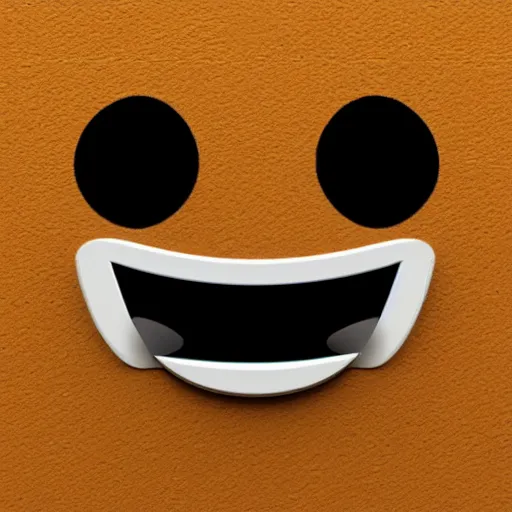 Image similar to poorly rendered 3 d emoji