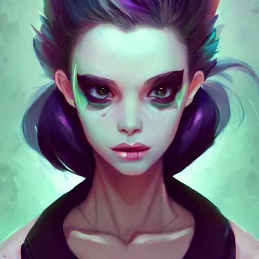 Prompt: a portrait of a beautiful punk, art by lois van baarle and loish and ross tran and rossdraws and sam yang and samdoesarts, digital art, highly detailed, intricate, sharp focus, Trending on Artstation HQ, deviantart, unreal engine 5, 4K UHD image