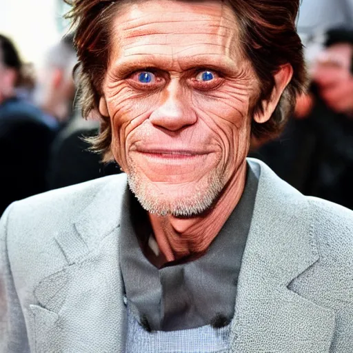 Image similar to willem dafoe and shark have a son