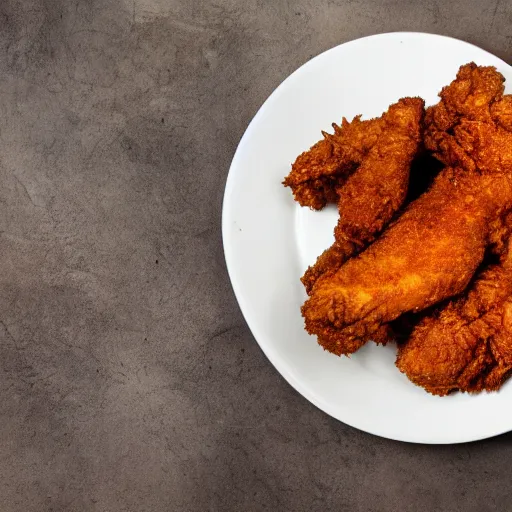 Image similar to black fried chicken, photo, detailed, 4k