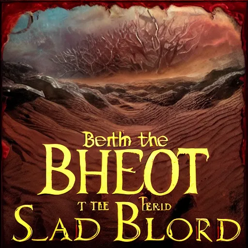 Prompt: beneath the blood-stained sand