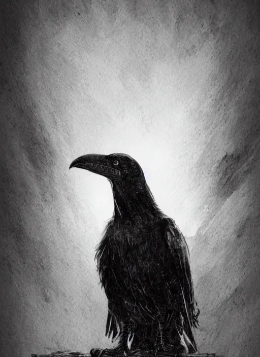 Prompt: portrait, Quote the Raven Nevermore, watercolor, dramatic lighting, cinematic, establishing shot, extremely high detail, foto realistic, cinematic lighting, pen and ink, intricate line drawings, by Yoshitaka Amano, Ruan Jia, Kentaro Miura, Artgerm, post processed, concept art, artstation, matte painting, style by eddie mendoza, raphael lacoste, alex ross