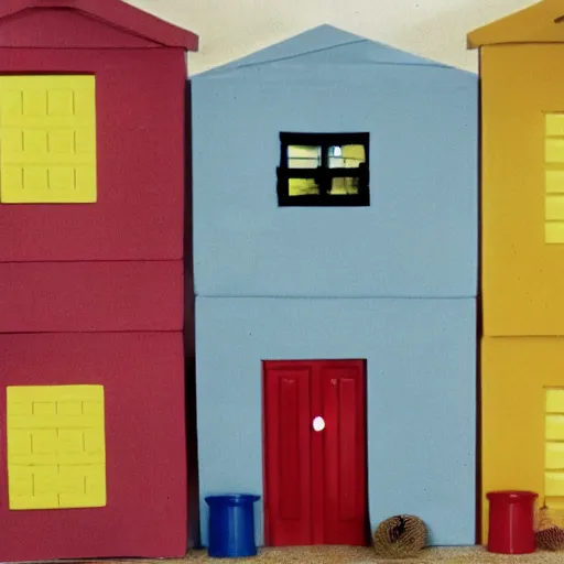 Image similar to section 8 housing, sesame street 1 9 7 8