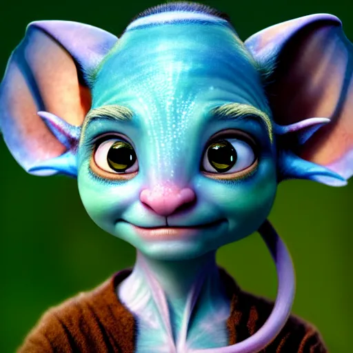 Prompt: an epic fantasy comic book style portrait painting of an extremely cute and adorable very beautiful cheesepunk abe vigoda as a mouse halfling na'vi from avatar, by mark ryden and pixar and hayao miyazaki, unreal 5, daz, hyperrealistic, octane render, cosplay, rpg portrait, dynamic lighting, intricate detail, summer vibrancy, cinematic