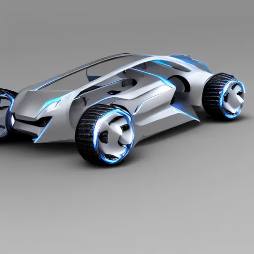 Prompt: concept art of car that can transform into a robot, 3 d - concept, model, 4 k, unreal engine 5