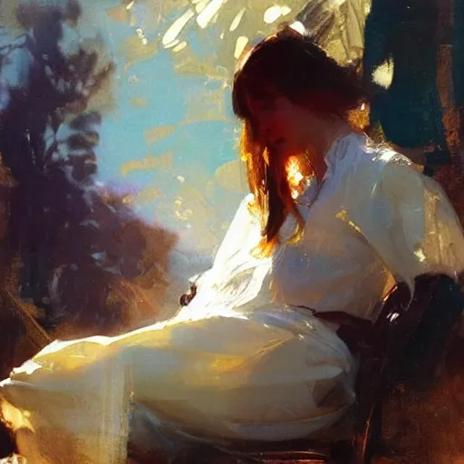 Prompt: oil painting of copper still by anders zorn, wonderful art by greg rutkowski, beautiful cinematic light, american romanticism by greg manchess, reflections and refraction, sunlight