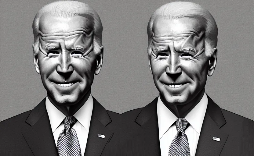 Image similar to joe biden in skyrim, digital art