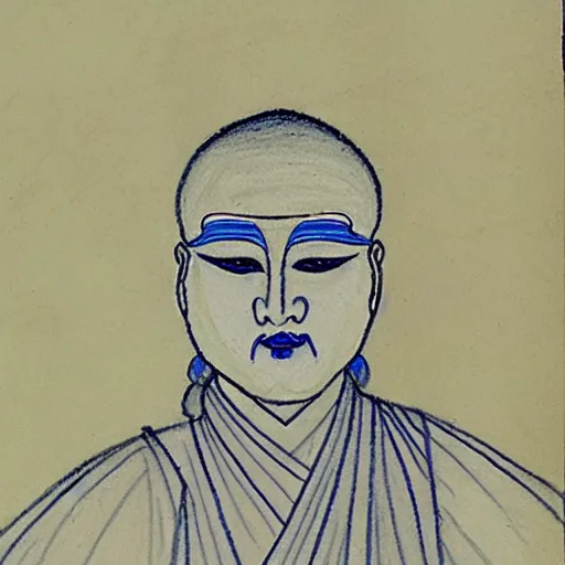 Prompt: tao, drawing by an ecstatic enlightened master