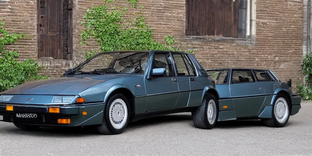 Prompt: “1980s Maserati MC20”