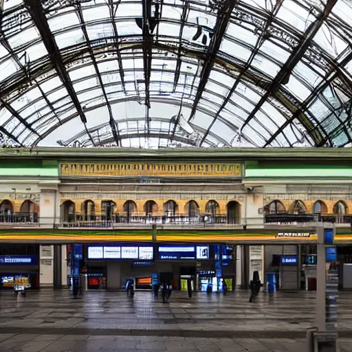 Prompt: hannover central station