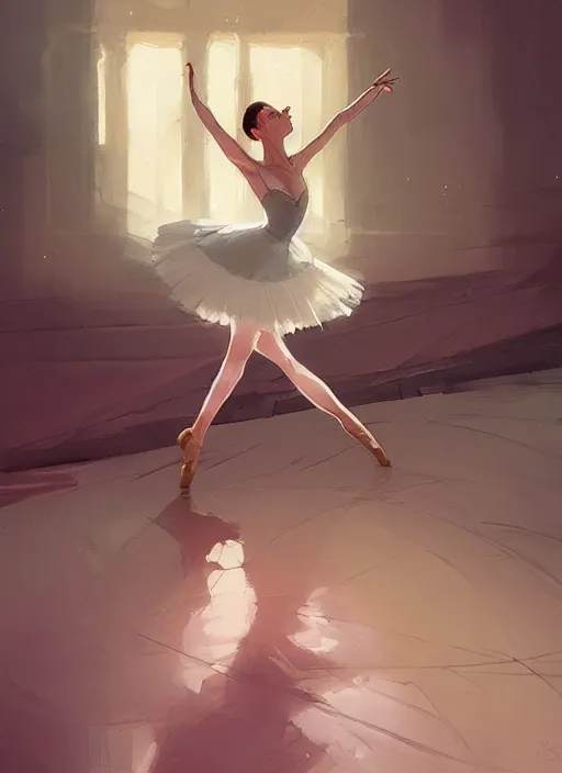 Image similar to ballerina overwhelmed with floating thoughts behance hd artstation by jesper ejsing, by rhads, makoto shinkai and lois van baarle, ilya kuvshinov, ossdraws, that looks like it is from borderlands and by feng zhu and loish and laurie greasley, victo ngai, andreas rocha