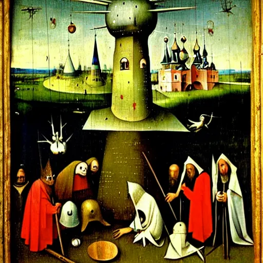 Prompt: russia by hieronymus bosch