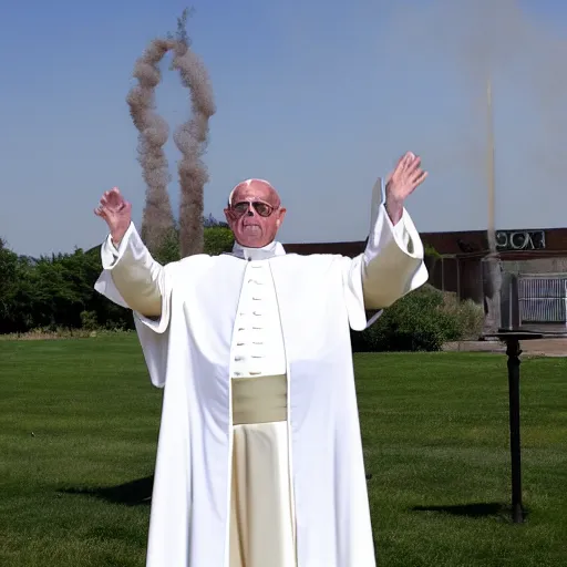 Prompt: Hull Hogan as the new Pope