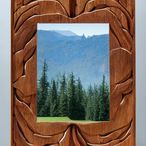 Image similar to a wood masterpiece symbolizing yearning