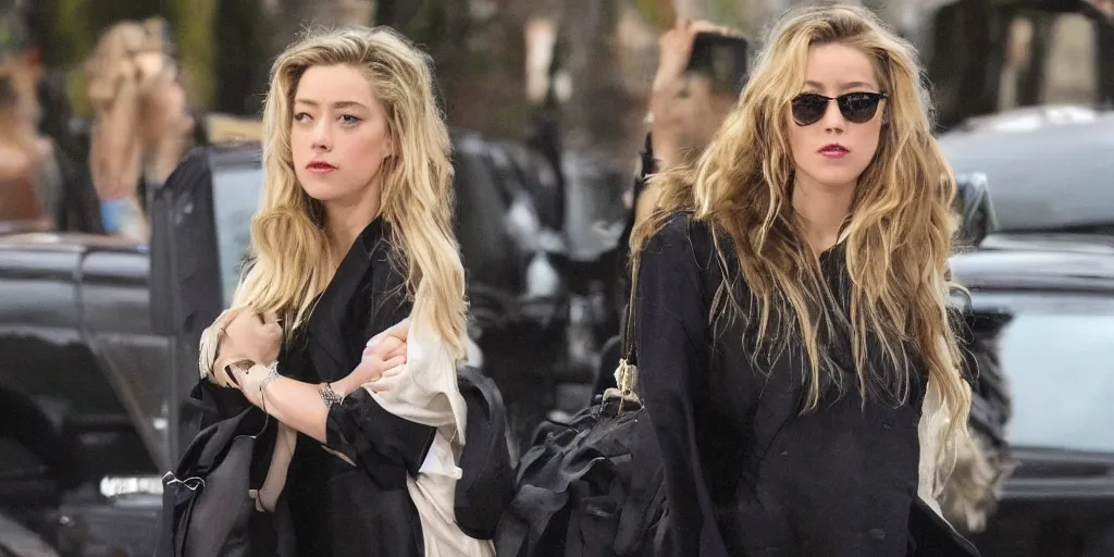 Image similar to amber heard losing a trial