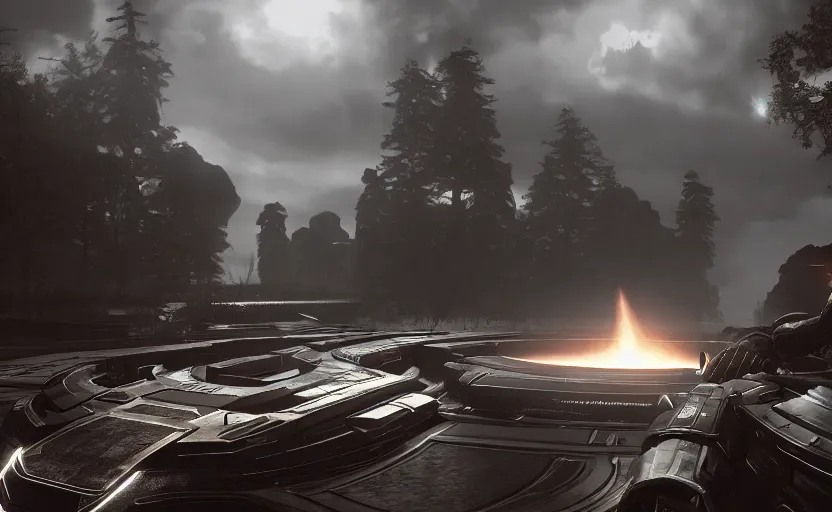 An Ingame Screenshot Of Mass Effect, Noveria, Moody, | Stable Diffusion ...