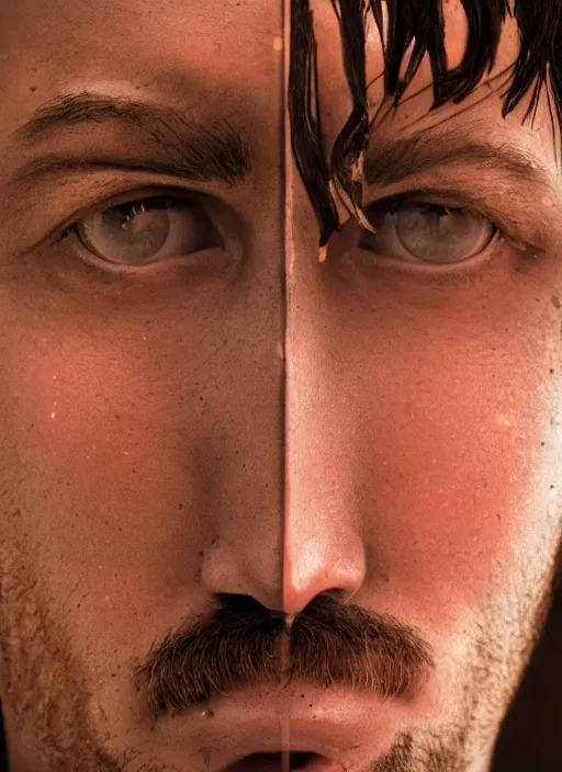 Image similar to closeup portrait of barabbas, depth of field, zeiss lens, detailed, symmetrical, centered, fashion photoshoot, by Annie Leibovitz and Steve McCurry, David Lazar, Jimmy Nelsson, Breathtaking, 8k resolution, extremely detailed, beautiful, establishing shot, artistic, hyperrealistic, beautiful face, octane render