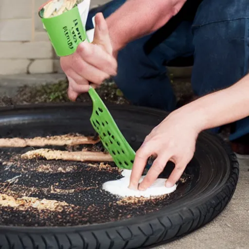 Prompt: jamie oliver cooking tires