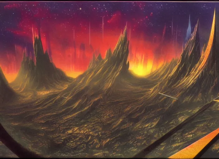 Prompt: starmaker, matte painting, tony roberts