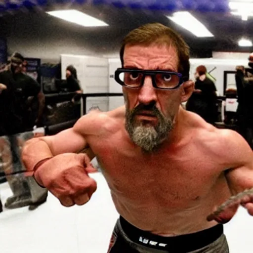 Prompt: gordon freeman in the ufc