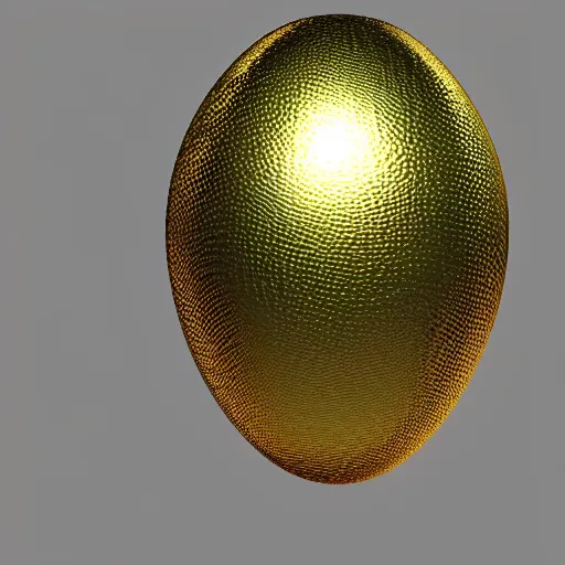 Image similar to faberge egg, 3D render, white background