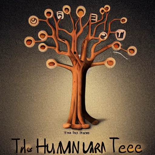 Prompt: the human level tree