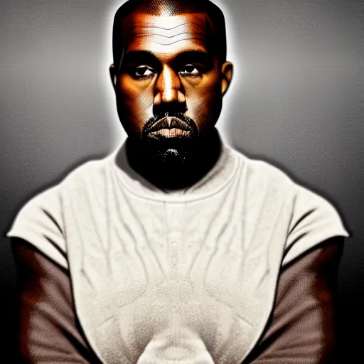 Image similar to portrait of kanye west by james dean, very detailed, 4 k