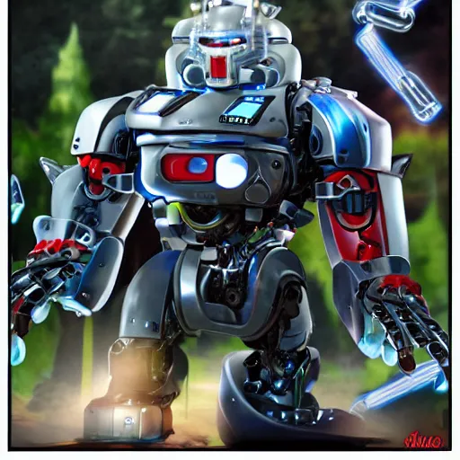 Image similar to Bionicles character with the face of Joe Biden