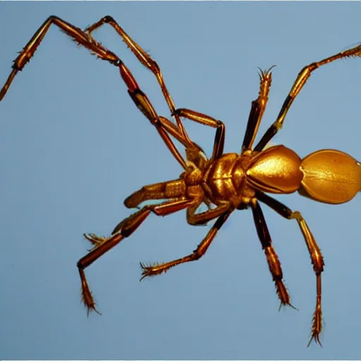 Prompt: a golden scorpion, craigslist photo